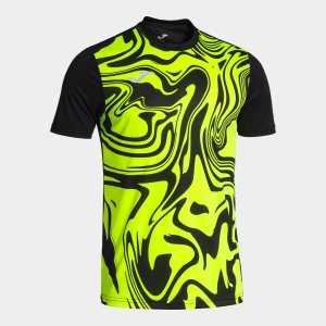 JOMA LION II SHORT SLEEVE T-SHIRT WHITE BLACK