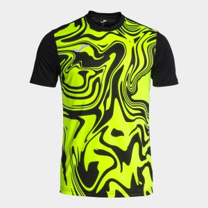 JOMA LION II SHORT SLEEVE T-SHIRT WHITE BLACK