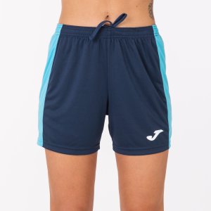 JOMA MAXI SHORT DARK NAVY-FLUOR TURQUOISE