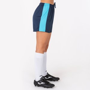 JOMA MAXI SHORT DARK NAVY-FLUOR TURQUOISE