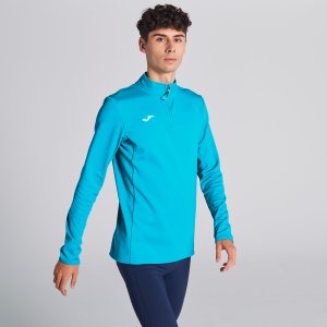 JOMA RUNNING NIGHT SWEATSHIRT FLUOR TURQUOISE