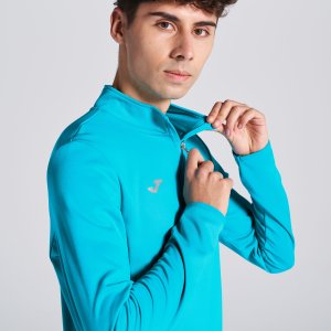 JOMA RUNNING NIGHT SWEATSHIRT FLUOR TURQUOISE