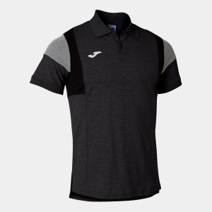 JOMA CONFORT III SHORT SLEEVE POLO MELANGE GREY