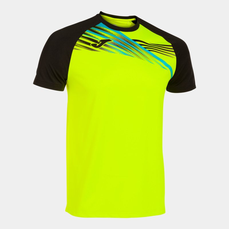JOMA ELITE X SHORT SLEEVE T-SHIRT FLUOR YELLOW BLACK