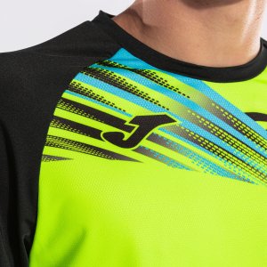 JOMA ELITE X SHORT SLEEVE T-SHIRT FLUOR YELLOW BLACK