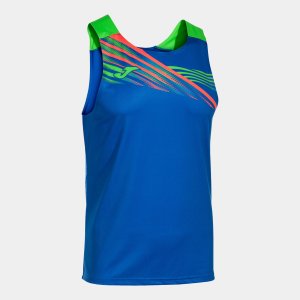 JOMA ELITE X SLEEVELESS SHIRT ROYAL FLUOR GREEN