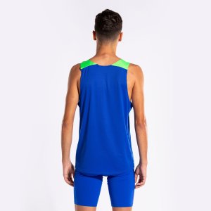 JOMA ELITE X SLEEVELESS SHIRT ROYAL FLUOR GREEN