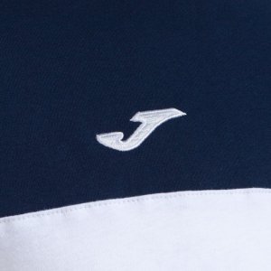 JOMA CREW V SHORT SLEEVE T-SHIRT WHITE NAVY