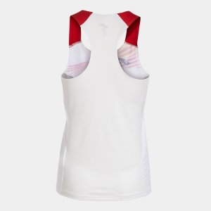 JOMA ELITE X TANK TOP WHITE RED