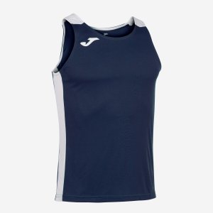 JOMA TANK TOP MAN RECORD II NAVY BLUE WHITE