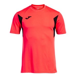 JOMA SHIRT SHORT SLEEVE WINNER III CORAL BLACK