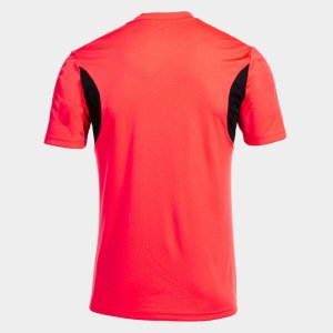 JOMA SHIRT SHORT SLEEVE WINNER III CORAL BLACK