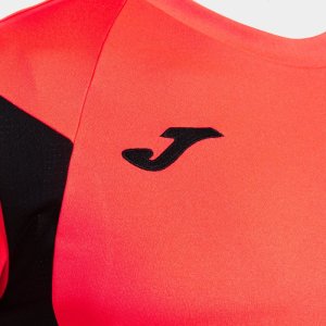 JOMA SHIRT SHORT SLEEVE WINNER III CORAL BLACK