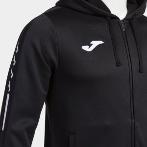 JOMA HOODED JACKET MAN OLIMPIADA BLACK