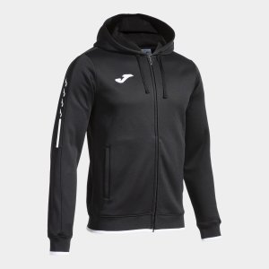 JOMA HOODED JACKET MAN OLIMPIADA BLACK