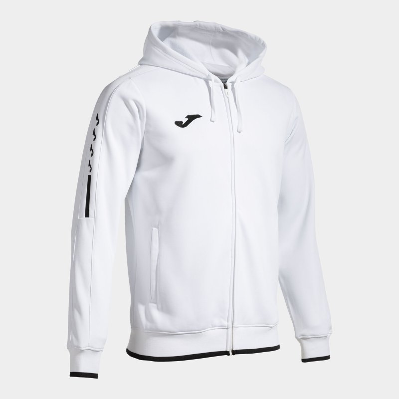 JOMA HOODED JACKET MAN OLIMPIADA WHITE