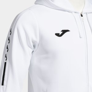 JOMA HOODED JACKET MAN OLIMPIADA WHITE