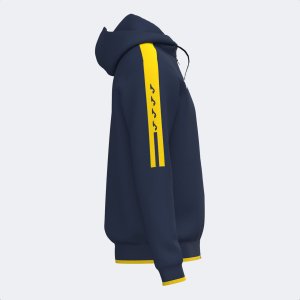 JOMA HOODED JACKET MAN OLIMPIADA NAVY BLUE YELLOW