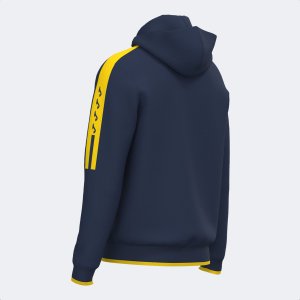 JOMA HOODED JACKET MAN OLIMPIADA NAVY BLUE YELLOW