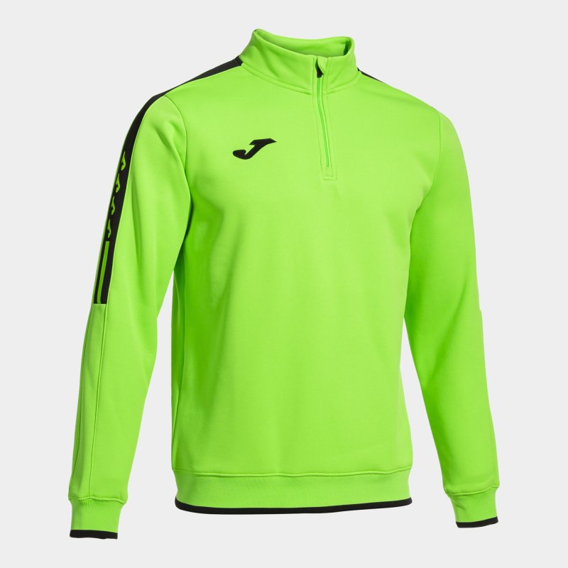 JOMA SWEATSHIRT MAN OLIMPIADA FLUORESCENT GREEN BLACK