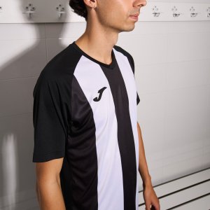 JOMA SHIRT SHORT SLEEVE MAN INTER IV BLACK WHITE
