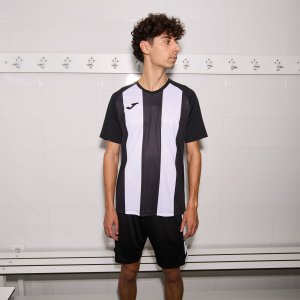 JOMA SHIRT SHORT SLEEVE MAN INTER IV BLACK WHITE