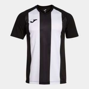JOMA SHIRT SHORT SLEEVE MAN INTER IV BLACK WHITE