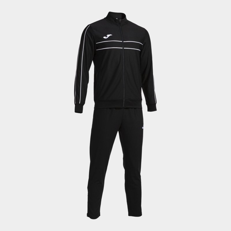 JOMA VICTORY TRACKSUIT BLACK WHITE