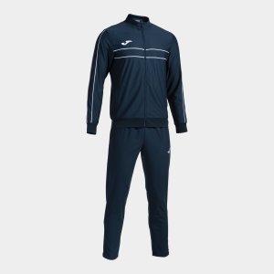 JOMA VICTORY TRACKSUIT NAVY WHITE