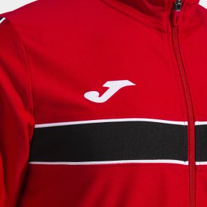 JOMA VICTORY TRACKSUIT RED BLACK