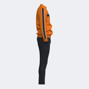 JOMA VICTORY TRACKSUIT ORANGE BLACK