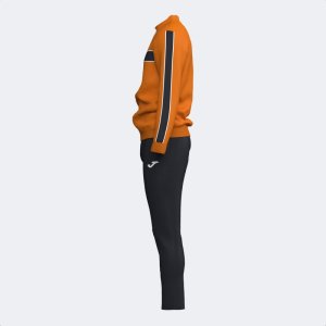 JOMA VICTORY TRACKSUIT ORANGE BLACK