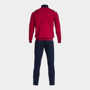 JOMA TOLEDO TRACKSUIT RED NAVY