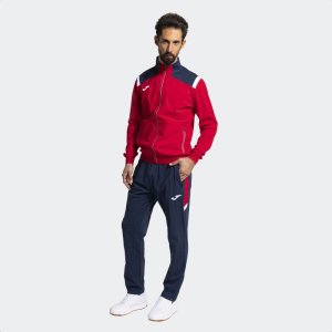 JOMA TOLEDO TRACKSUIT RED NAVY