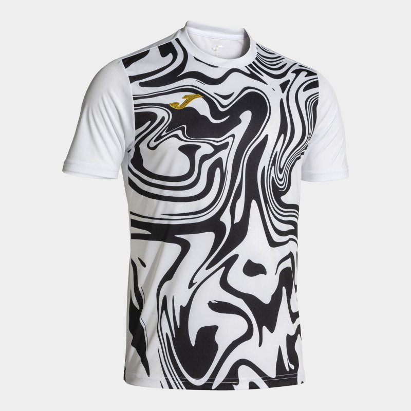 JOMA LION II SHORT SLEEVE T-SHIRT WHITE BLACK