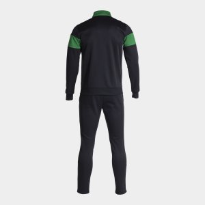JOMA DANUBIO III TRACKSUIT BLACK GREEN