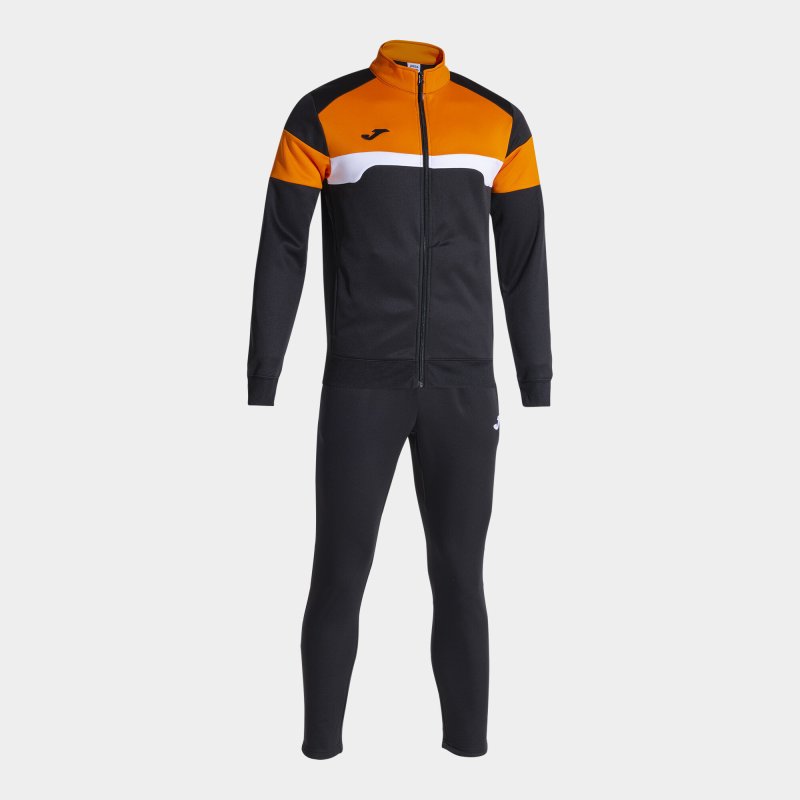 JOMA DANUBIO III TRACKSUIT BLACK ORANGE