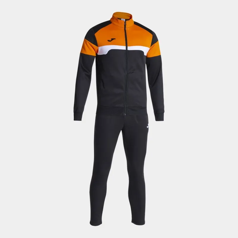 Joma JS USA - JOMA DANUBIO III TRACKSUIT BLACK ORANGE -