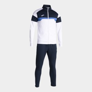 JOMA DANUBIO III TRACKSUIT WHITE NAVY