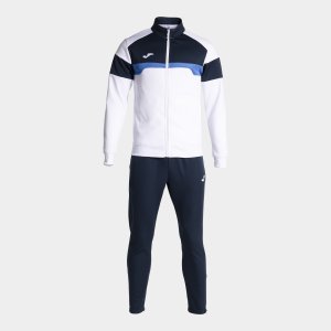 JOMA DANUBIO III TRACKSUIT WHITE NAVY