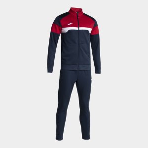 JOMA DANUBIO III TRACKSUIT NAVY RED