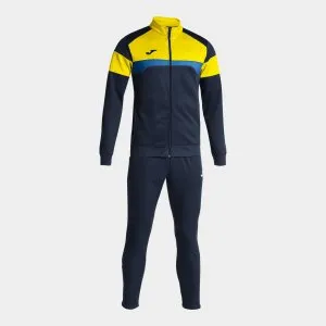 Joma JS USA - JOMA DANUBIO III TRACKSUIT BLACK ORANGE -