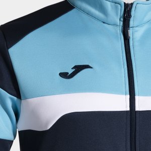JOMA DANUBIO III TRACKSUIT NAVY FLUOR TURQUOISE