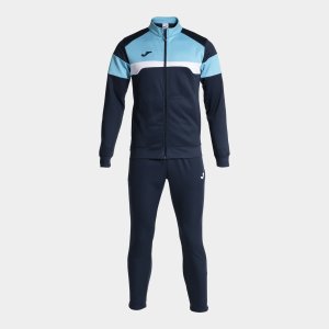 JOMA DANUBIO III TRACKSUIT NAVY FLUOR TURQUOISE
