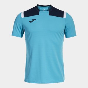 JOMA TOLEDO SHORT SLEEVE T-SHIRT FLUOR TURQUOISE