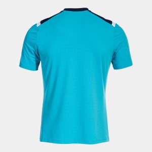 JOMA TOLEDO SHORT SLEEVE T-SHIRT FLUOR TURQUOISE