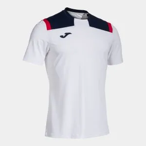 Joma JS USA - JOMA TOLEDO SHORT SLEEVE T-SHIRT WHITE NAVY -