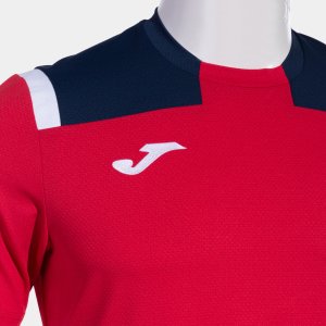 JOMA TOLEDO SHORT SLEEVE T-SHIRT RED NAVY