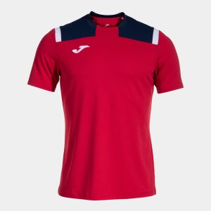 JOMA TOLEDO SHORT SLEEVE T-SHIRT RED NAVY