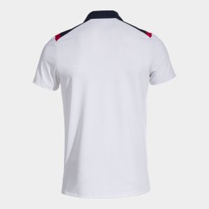 JOMA TOLEDO SHORT SLEEVE POLO WHITE NAVY